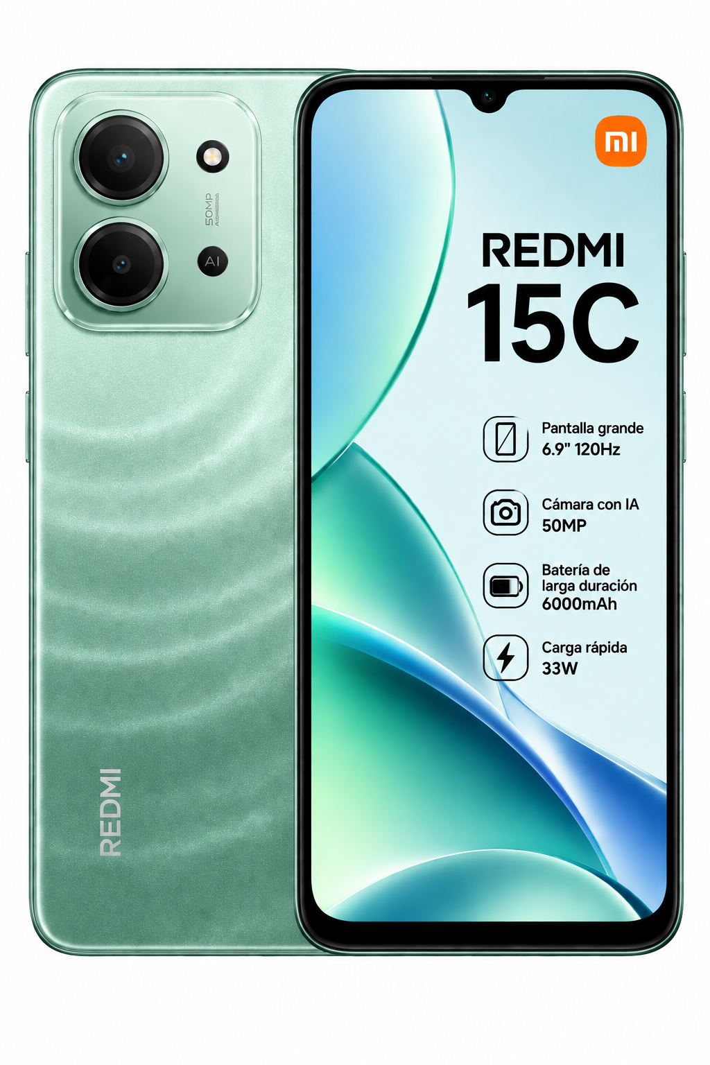 Xiaomi REDMI 15C 4G | 6000mAh, Cámara 50MP, 120Hz