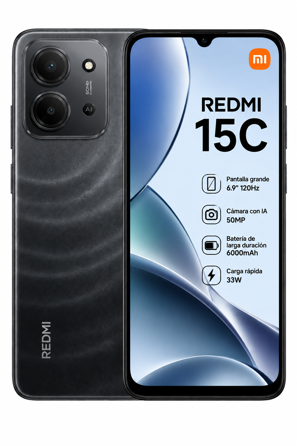 Xiaomi REDMI 15C 4G | 6000mAh, Cámara 50MP, 120Hz